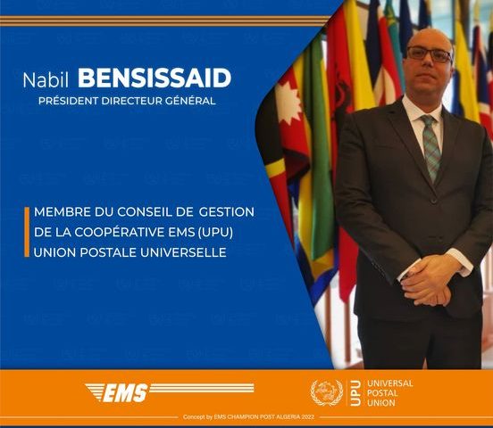 Le Président Directeur Général de l’EMS Champion Post Algeria, est élu membre du Conseil d’Administration de la Coopérative Express Post de l’Union Postale Universelle.