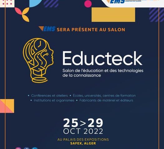 Participation de EMS Champion Post Algeria au Salon EDUCTECK 2022
